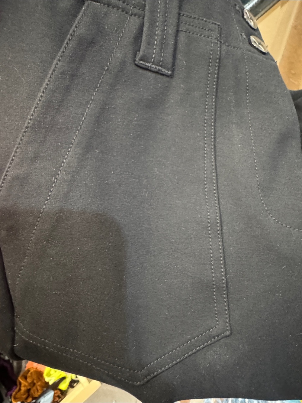 Anthropologie Black Wide-Leg Trousers - Picture 8 of 11